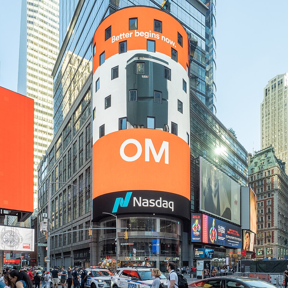 Nasdaq MarketSite, photographed September 19, 2021