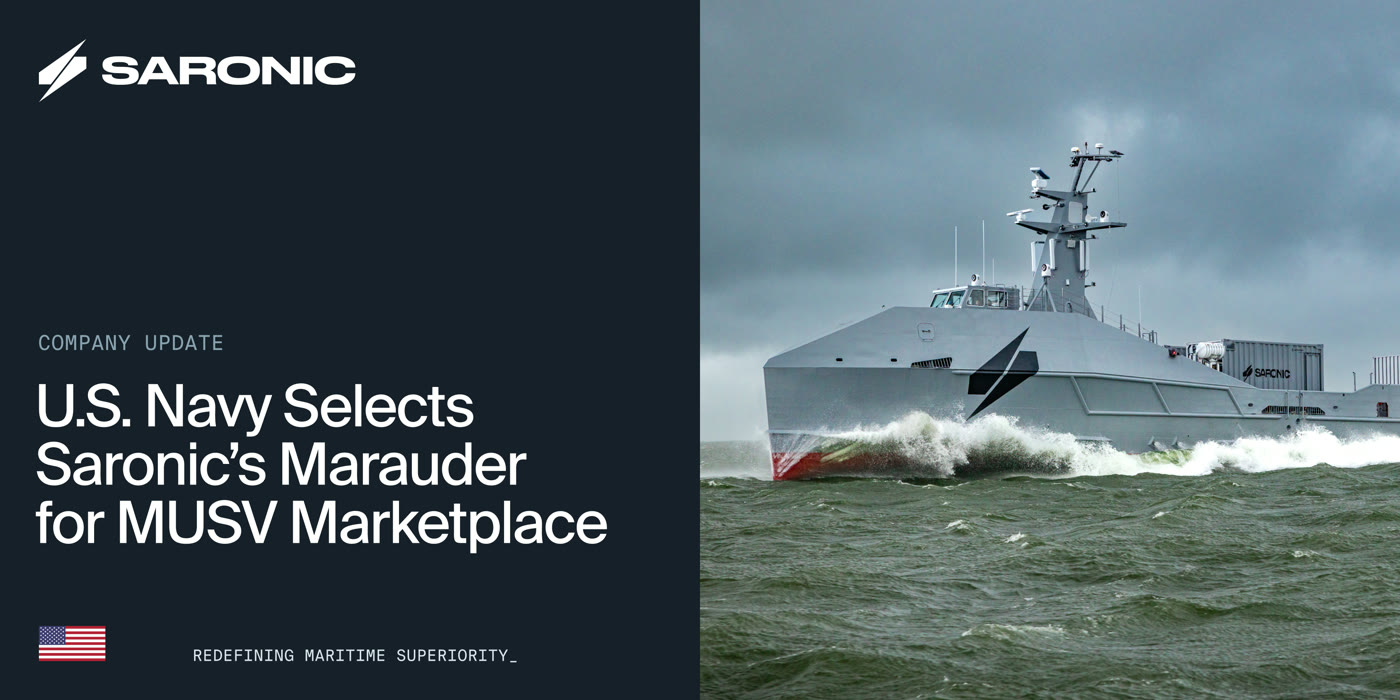 Saronic Marauder autonomous vessel