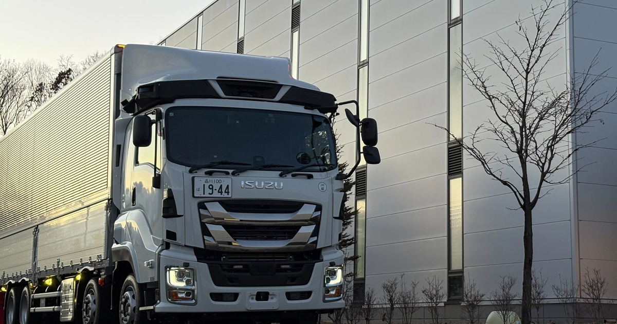 Isuzu autonomous truck program photograph